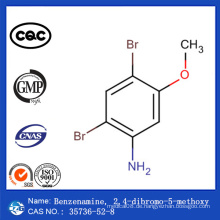 Benzenamin, 2, 4-Dibrom-5-Methoxy-China Pharmaceitical Intermediates 98% Reinheit CAS 35736-52-8